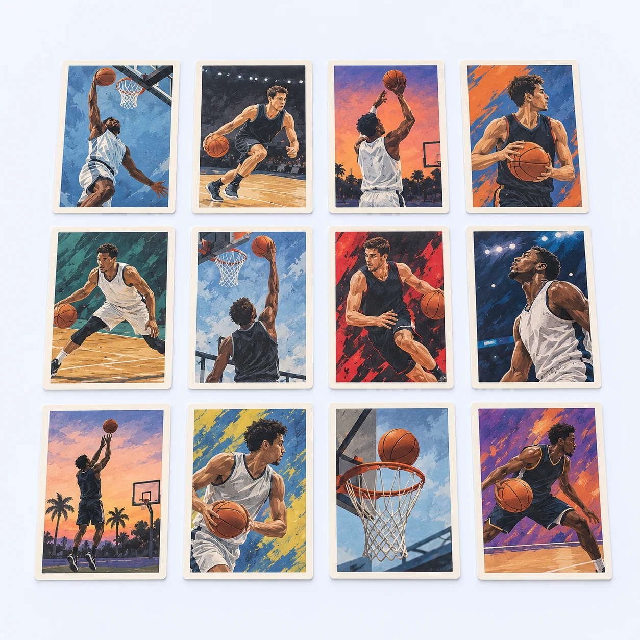 Court Stories card set