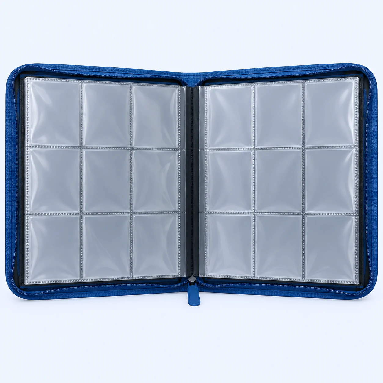 Nine-pocket zip binder